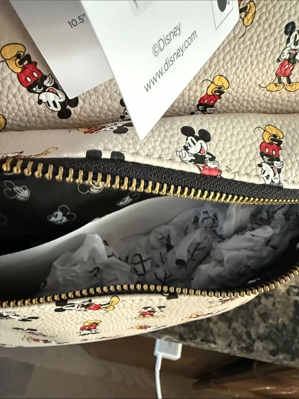 Freshly Picked Cream Disney Baby Mickey Mouse AOP “Mini Classic City Backpack”